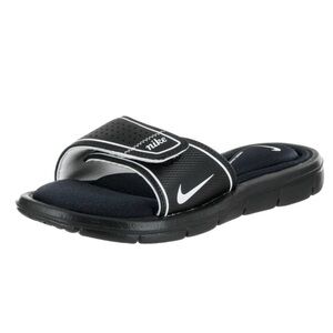 Nike Women's Black Comfort Footbed Slide Sandals
